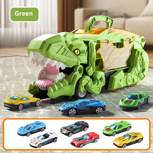 🚗 Transport Dinosaur Truck with Foldable Sliding